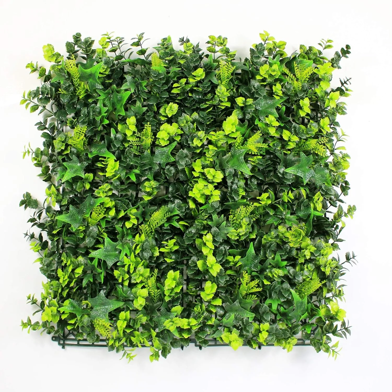 Artificial Grass Wall, 6pcs 20″x20″ Faux Greenery Foliage Panels, Outdoor Green Plant Décor for Privacy Fence