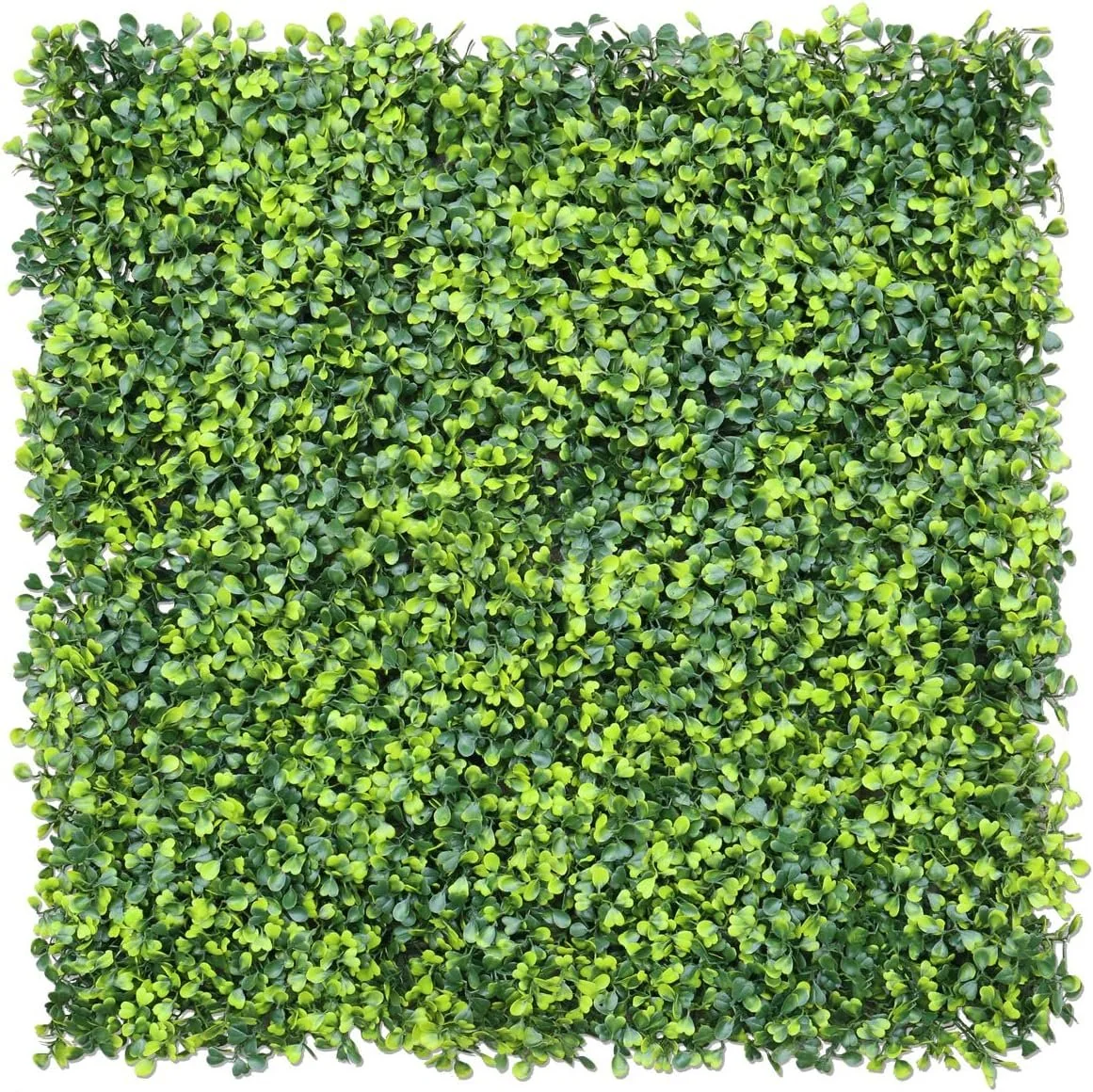 1 PC 20″x20″ Artificial Boxwood Panels Faux Plant Grass Green Wall Panel Decoration for Outdoor Indoor Garden Backyard