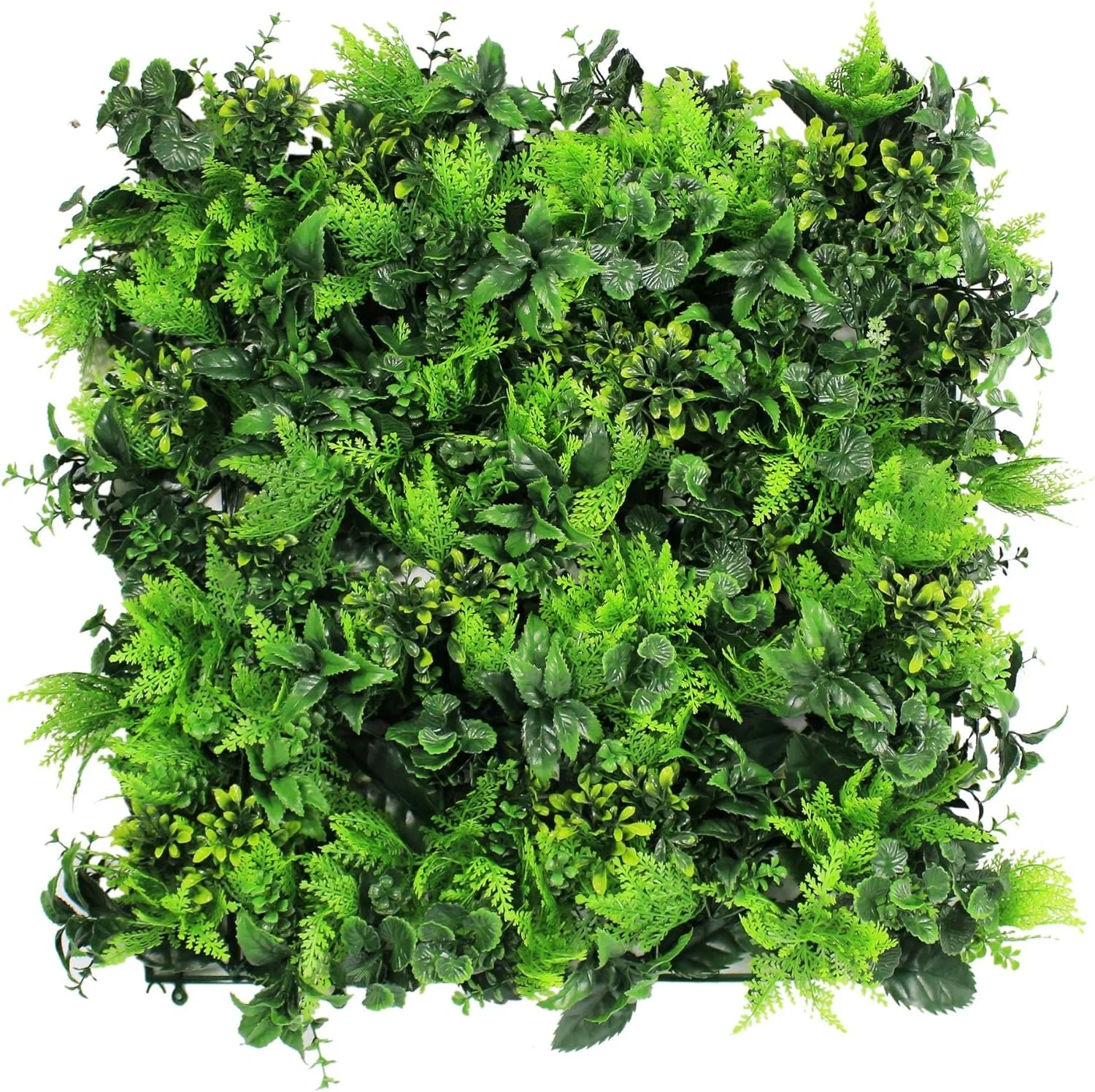 Artificial Topiary Hedges Panels, Plastic Faux Shrubs Fence Mat, Greenery Wall Backdrop Decor, Garden Privacy Screen Fence, Pack of 12pcs 20″x20″