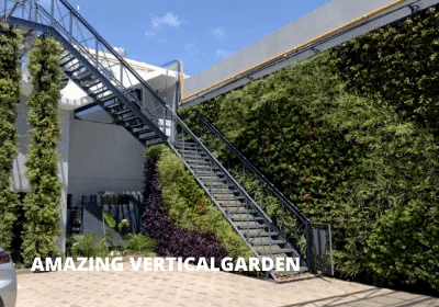 Embrace the city: vertical garden in gas station